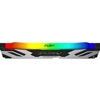 Kingston FURY Renegade RGB KF564C32RSAK2-64 64GB (32GB x2) DDR5 6400MT/s Silver/Black DIMM Kingston FURY Renegade RGB KF564C32RSAK2-64 64GB (32GB x2) DDR5 6400MT/s Silver/Black DIMM